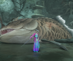 第一次杀鱼，特别害怕！拍个照留念一下